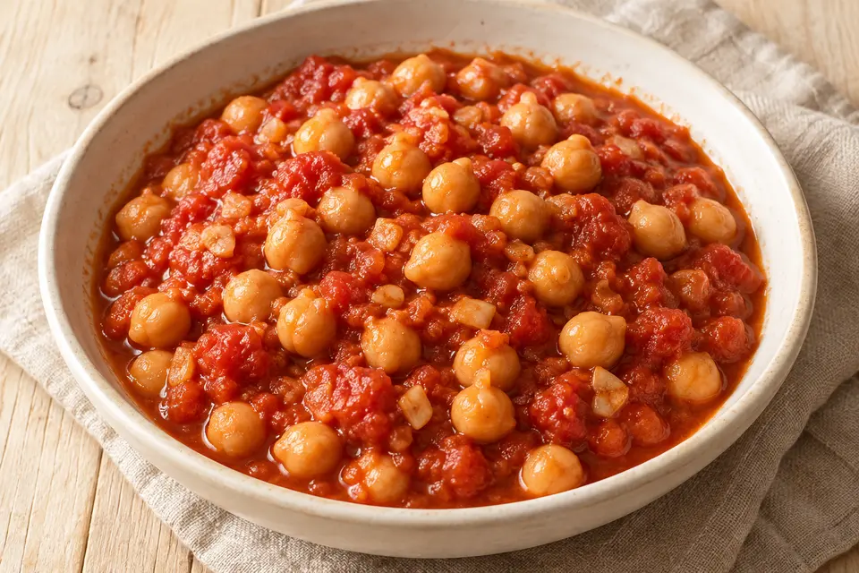 Recipe illustration for Chickpea Tomato Skillet
