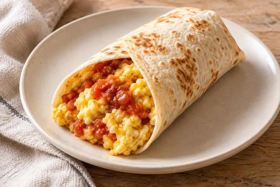 Recipe illustration for Freezer Breakfast Burritos