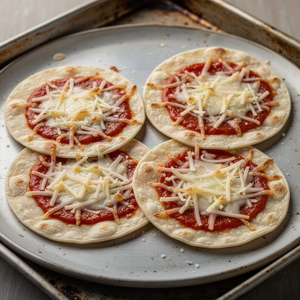 Recipe illustration for Pizza Tortilla Melts