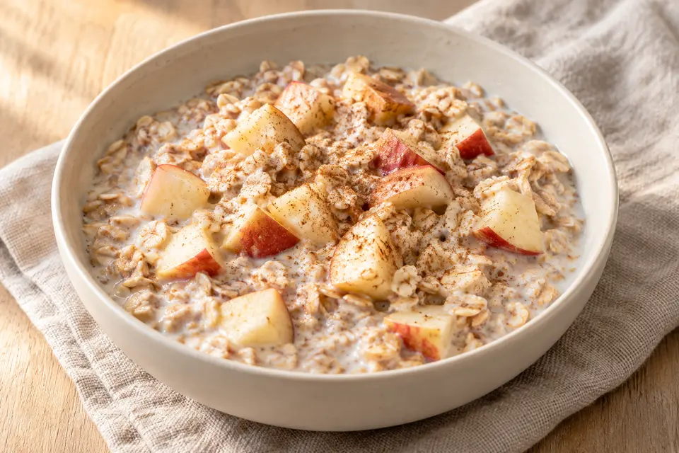 Recipe illustration for Apple Cinnamon Overnight Oats