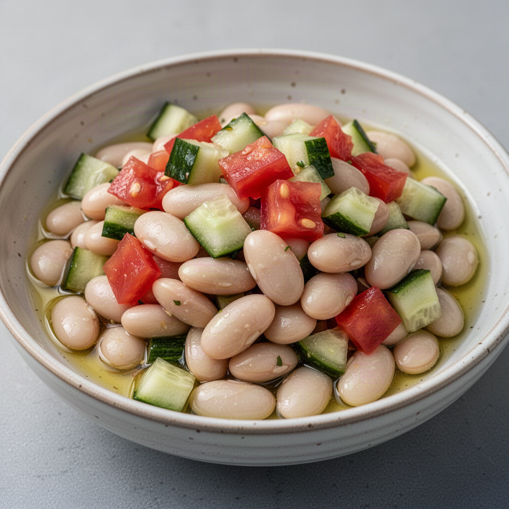 Recipe illustration for Mediterranean White Bean Salad