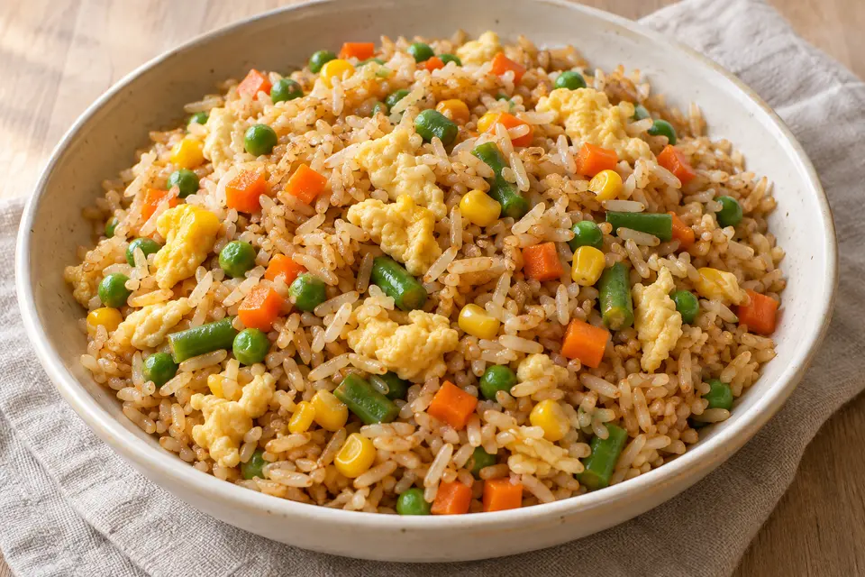 Recipe illustration for Veggie Fried Rice
