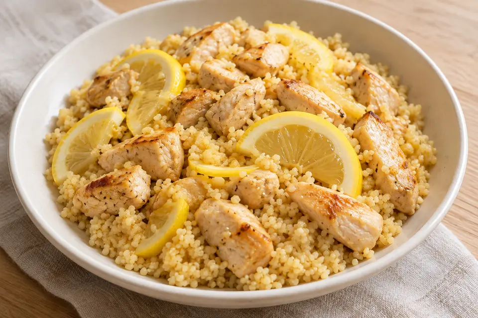 Recipe illustration for Lemon Chicken Couscous