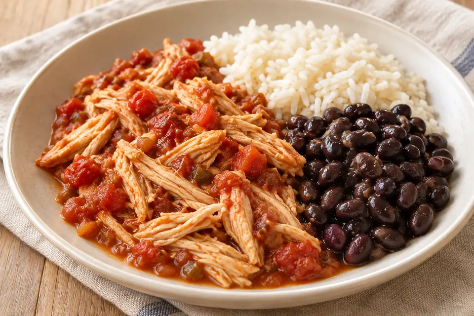 Recipe illustration for Slow-Cooker Salsa Chicken