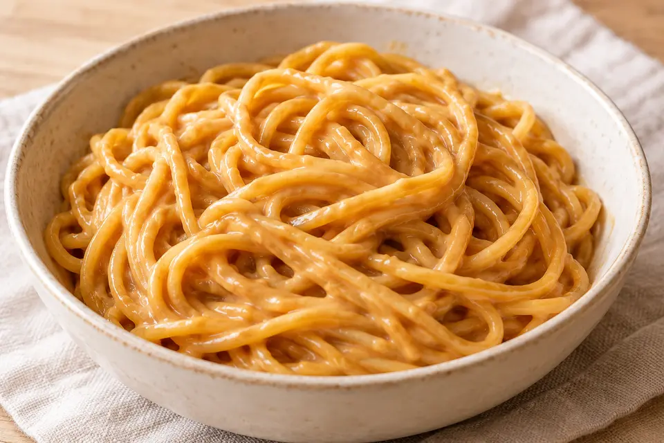 Recipe illustration for Vegan Peanut Noodles