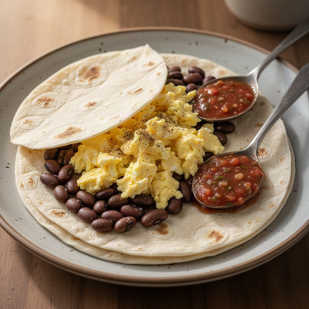 Recipe illustration for Breakfast Taco Scramble