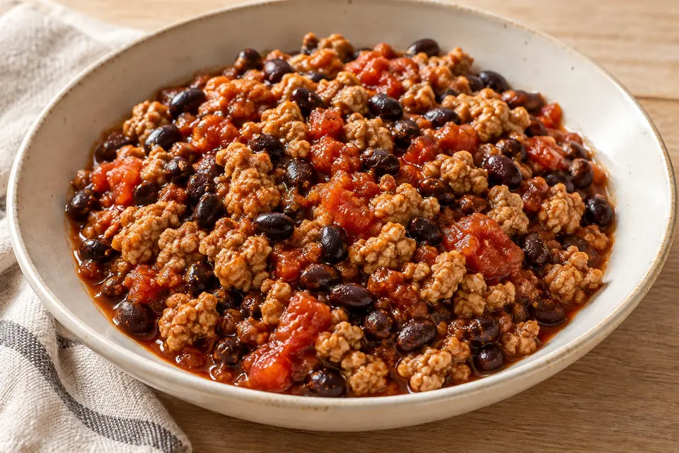 Recipe illustration for Turkey Taco Skillet
