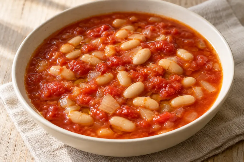 Recipe illustration for White Bean Tomato Soup